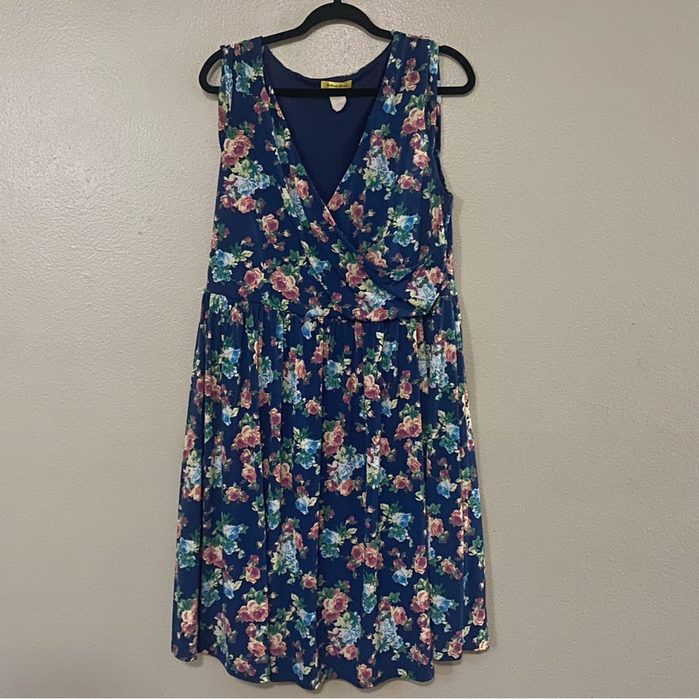 ModCloth Yellow Star Floral Dress